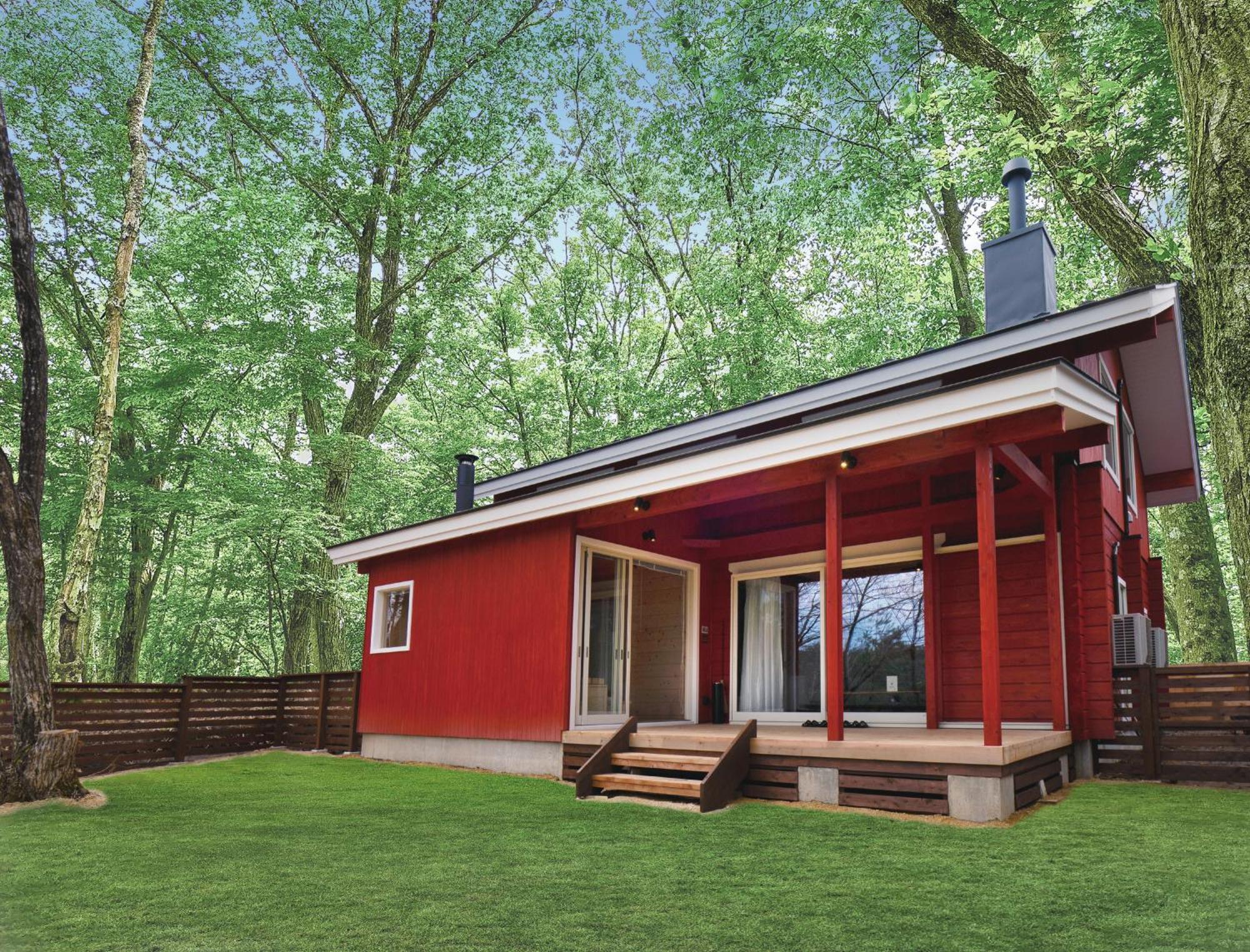 エンゼルフォレスト白河高原 Villa Hadori Exteriör bild